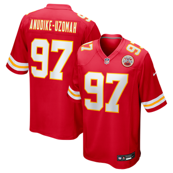 Men's Nike Felix Anudike-Uzomah Red Kansas City Chiefs  Game Jersey