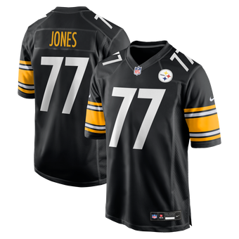 Men's Nike Broderick Jones Black Pittsburgh Steelers Game Jersey