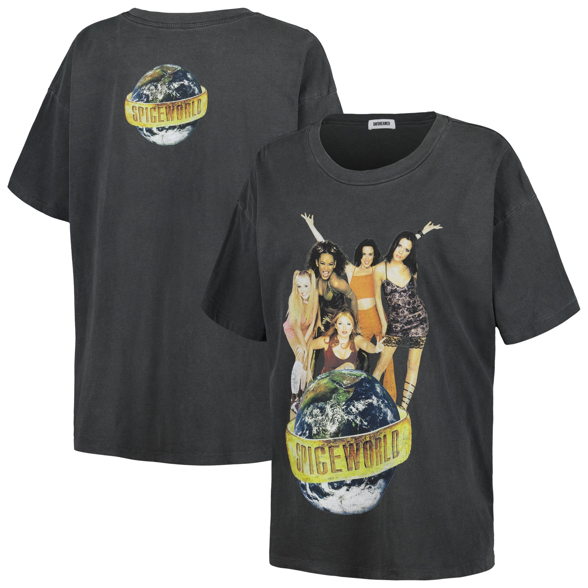Women's Daydreamer Black Spice Girls Spiceworld Graphic T-Shirt