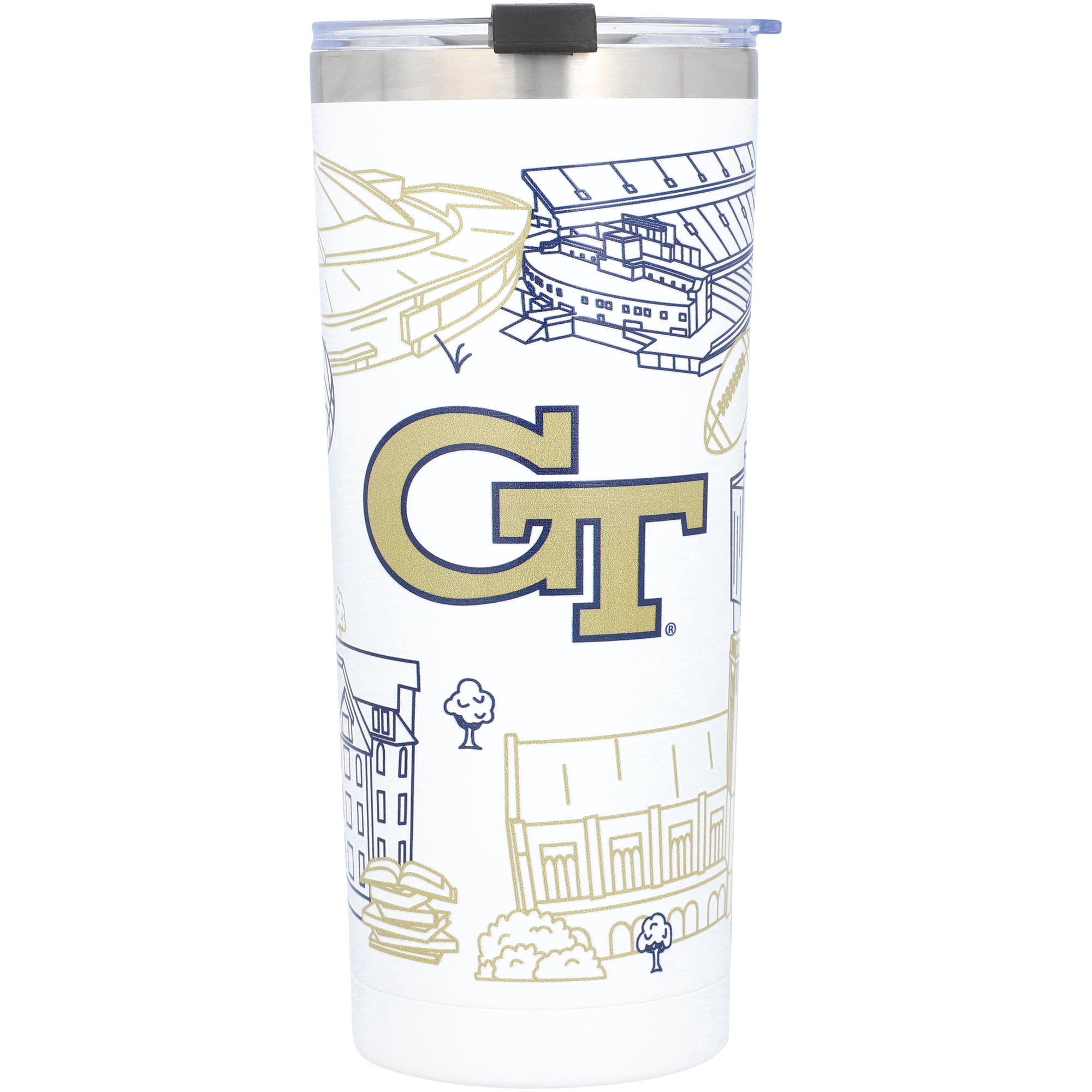 Georgia Tech Yellow Jackets 24oz. Campus Tumbler