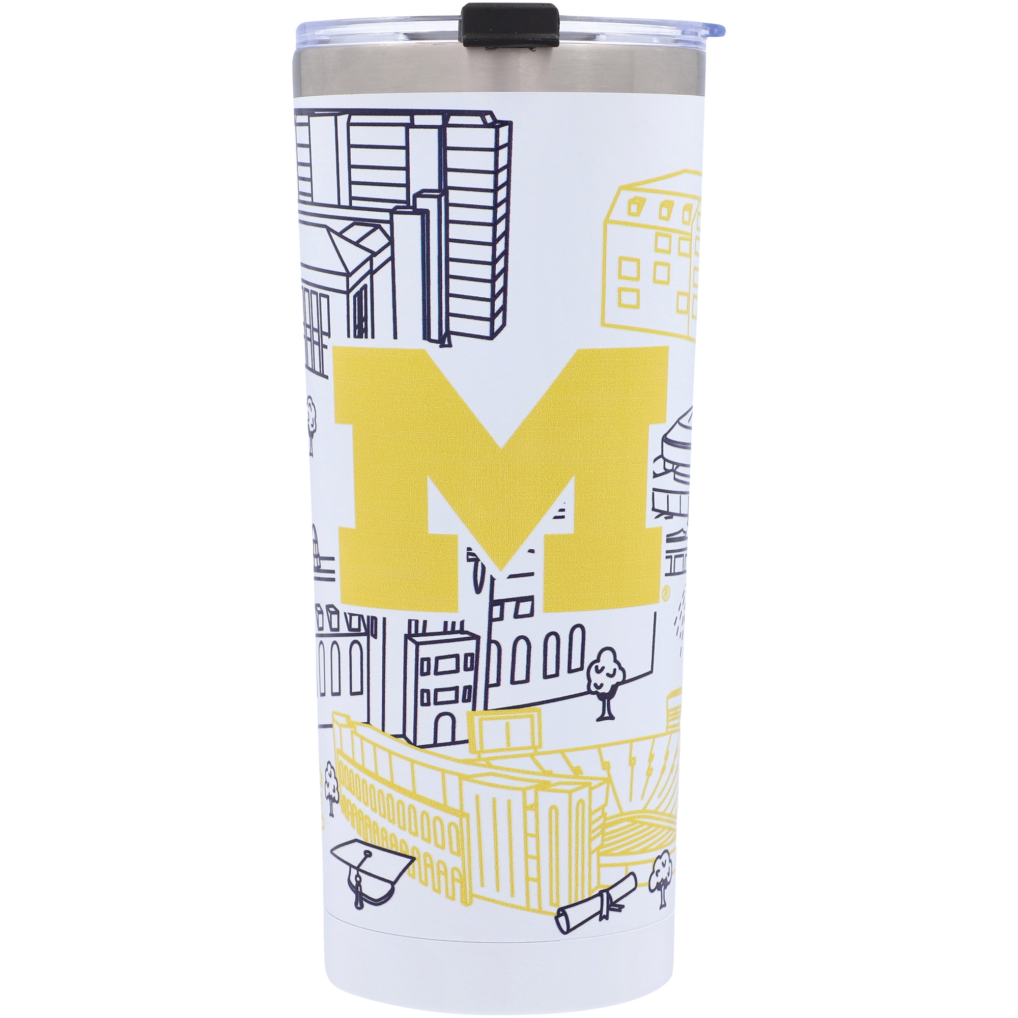 Michigan Wolverines 24oz. Campus Tumbler