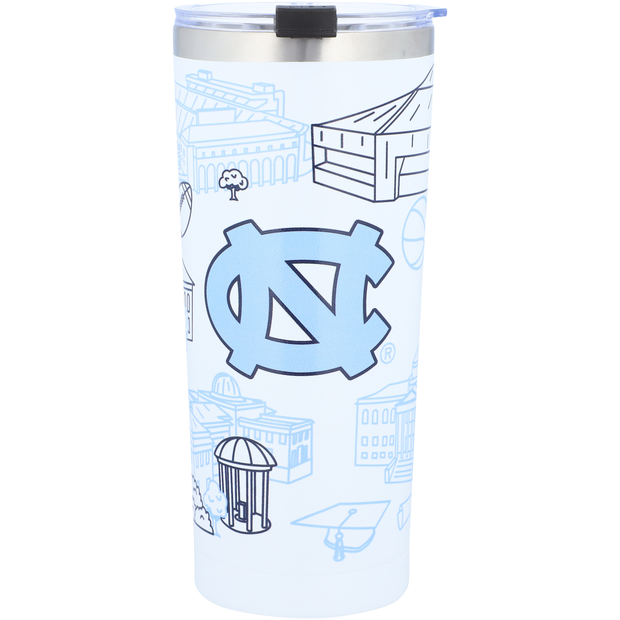 North Carolina Tar Heels 24oz. Campus Tumbler