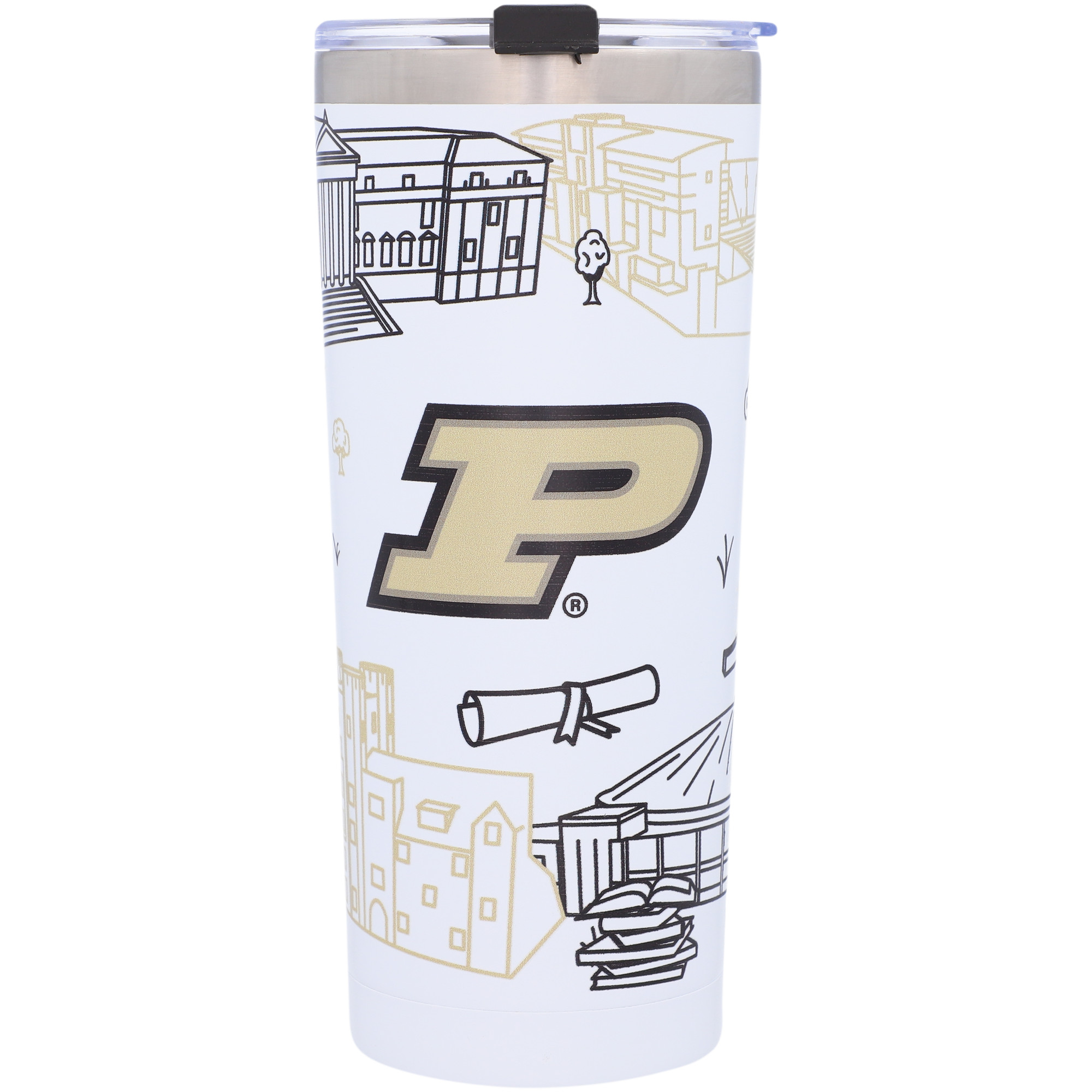 Purdue Boilermakers 24oz. Campus Tumbler