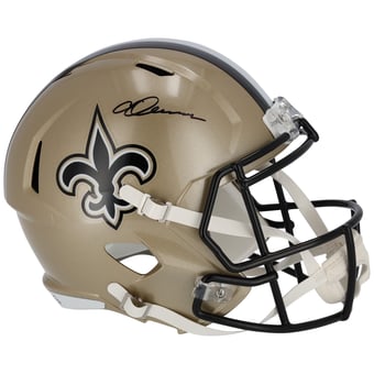 Chris Olave New Orleans Saints Autographed Riddell Speed Replica Helmet