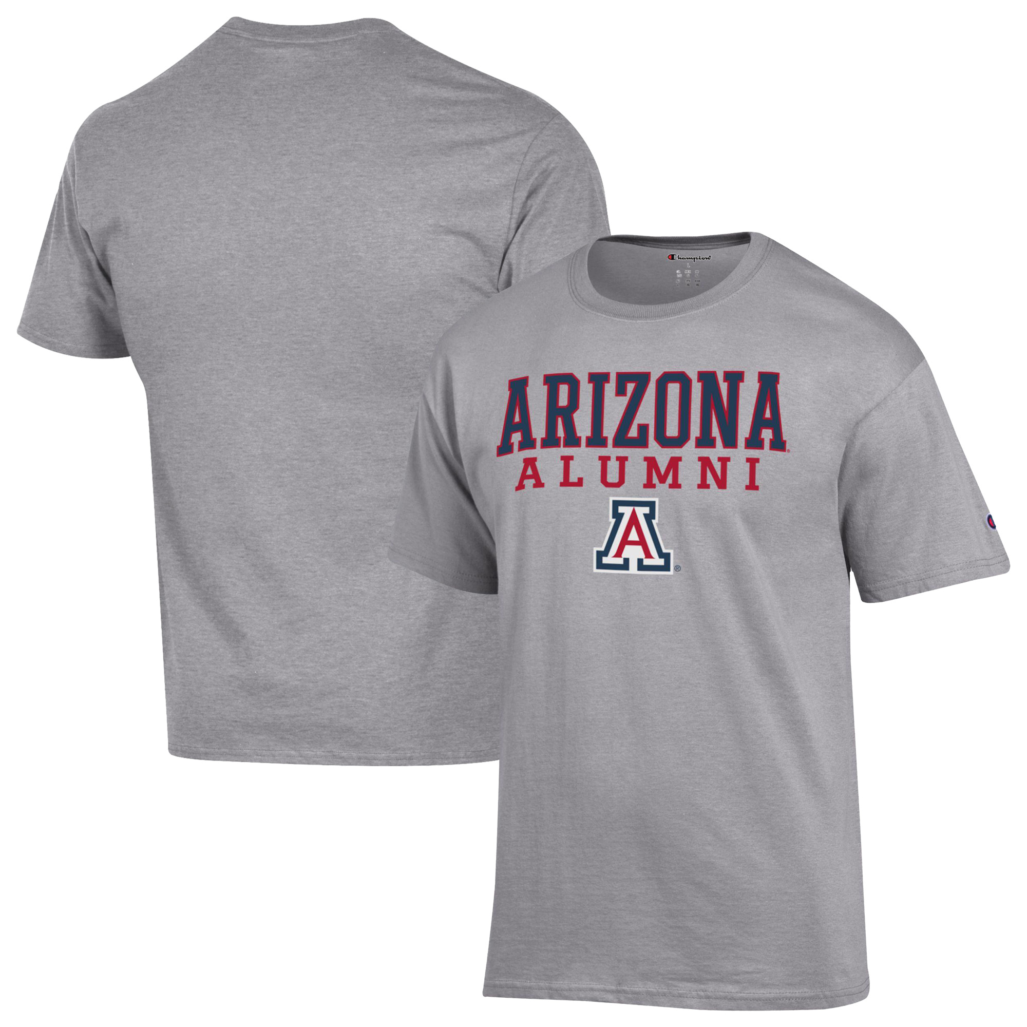 Men’s Champion Gray Arizona Wildcats Alumni Logo Stack T-Shirt Men’s Champion Gray Arizona Wildcats Alumni Logo Stack T-Shirt