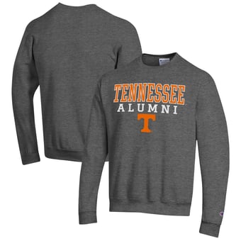 Men's Champion  Charcoal Tennessee Volunteers Alumni Logo Pullover Sweatshirt