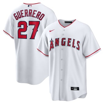 Men's Nike Vladimir Guerrero White Los Angeles Angels Home Retired Player Replica Jersey