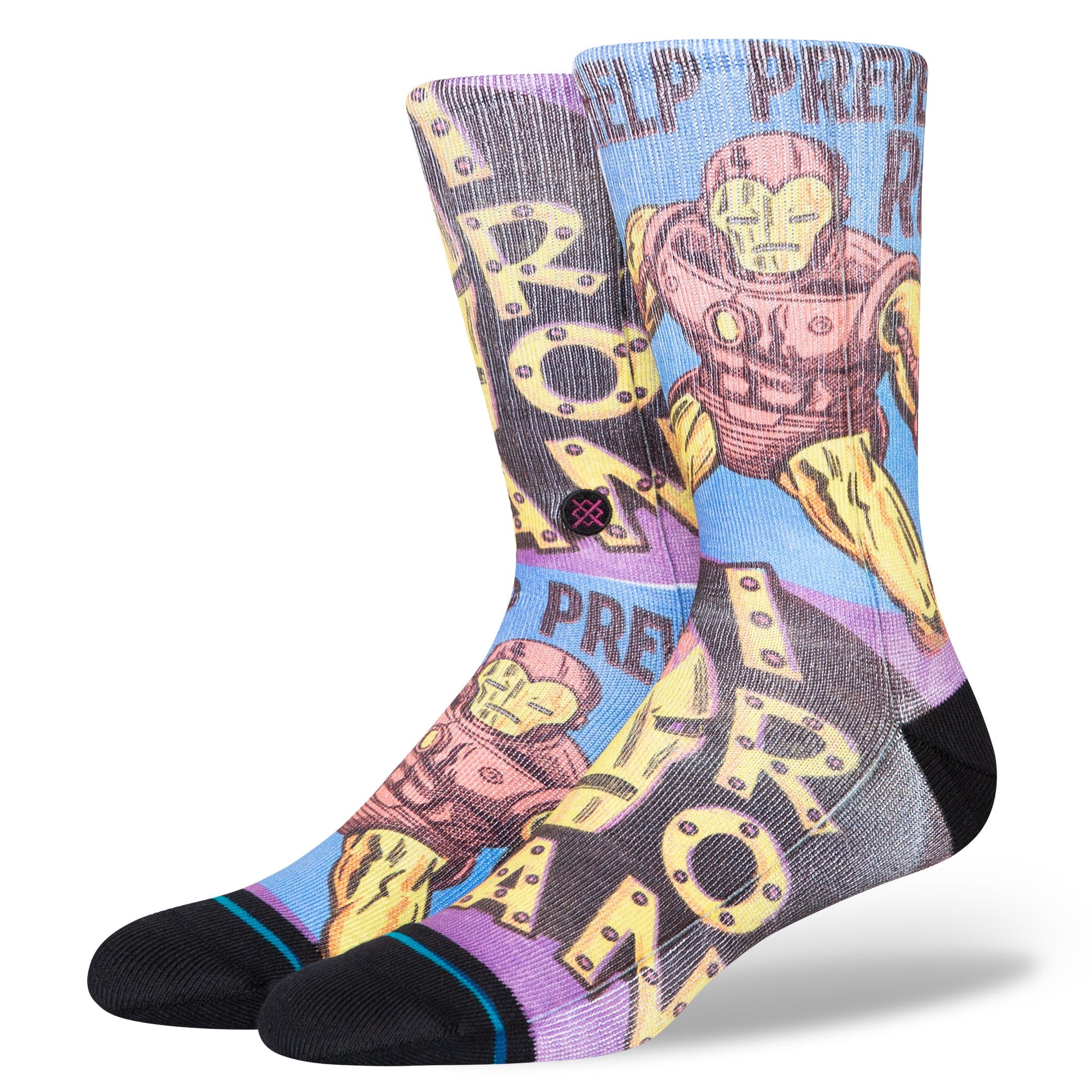 Unisex Stance Iron Man FreshTek Crew Socks