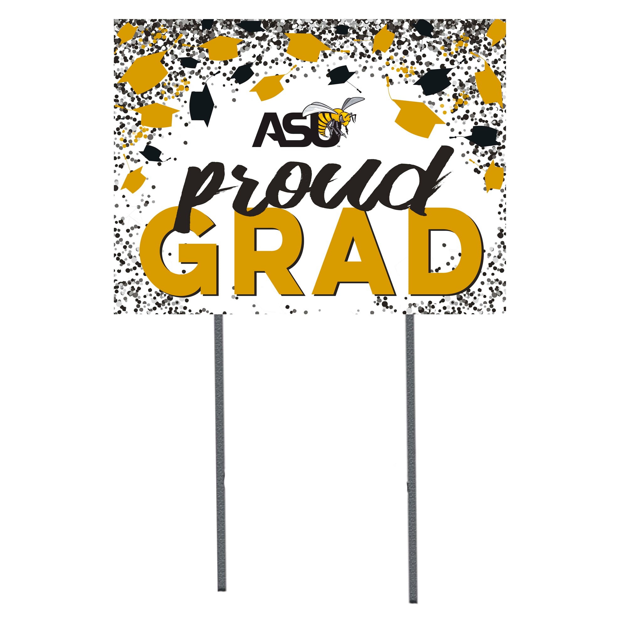 Alabama State Hornets  18" x 24" Proud Grad Yard Sign