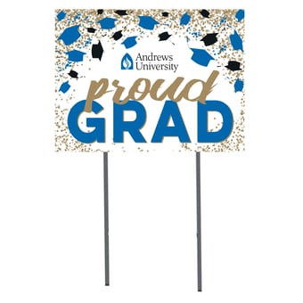 Andrews University Cardinals  18" x 24" Proud Grad Yard Sign