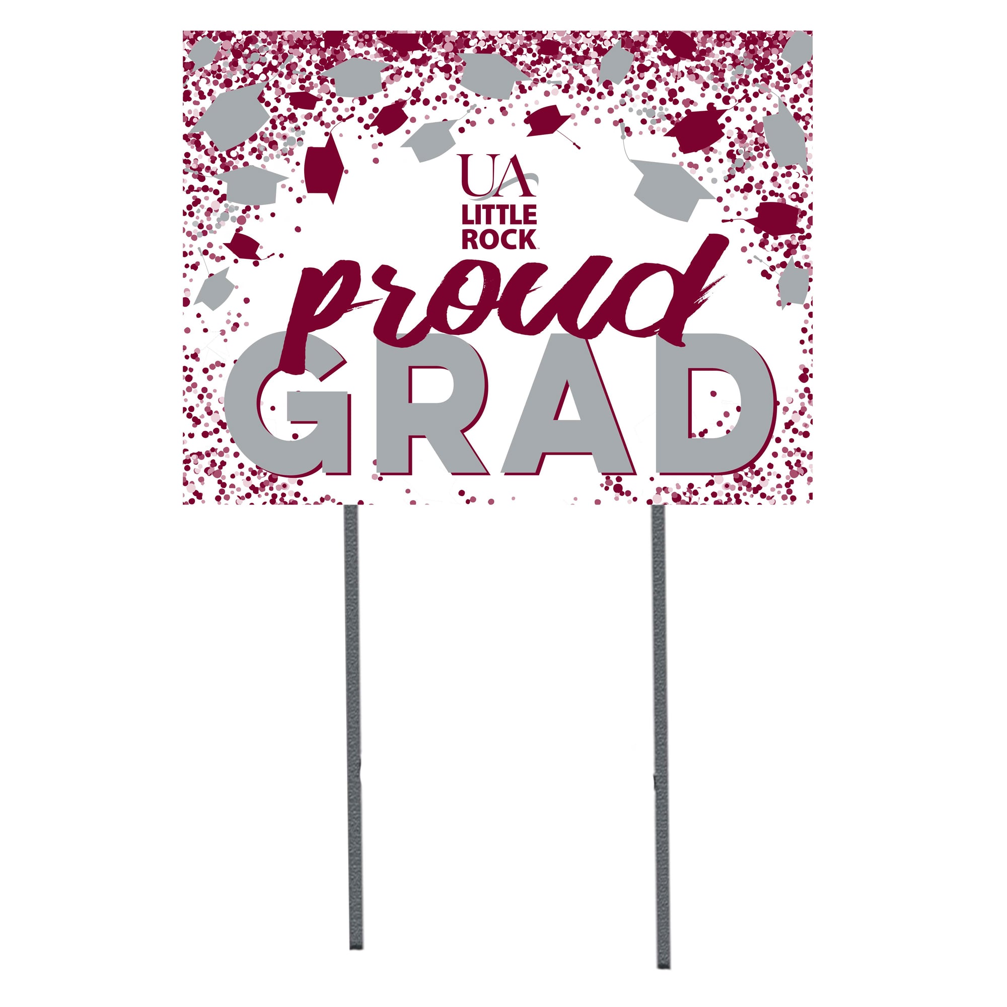 Arkansas Little Rock Trojans  18" x 24" Proud Grad Yard Sign