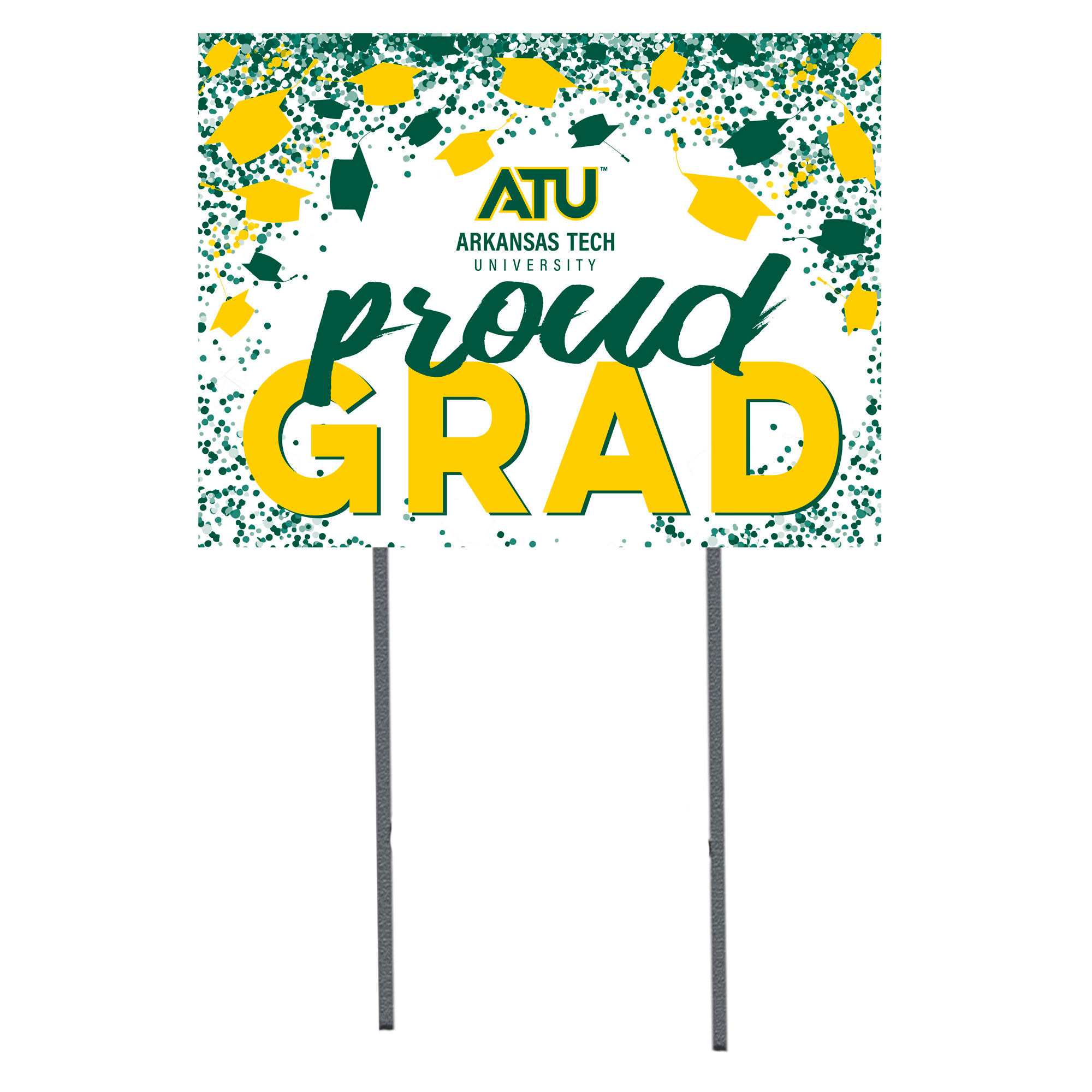 Arkansas Tech 18″ x 24″ Proud Grad Yard Sign Arkansas Tech 18″ x 24″ Proud Grad Yard Sign
