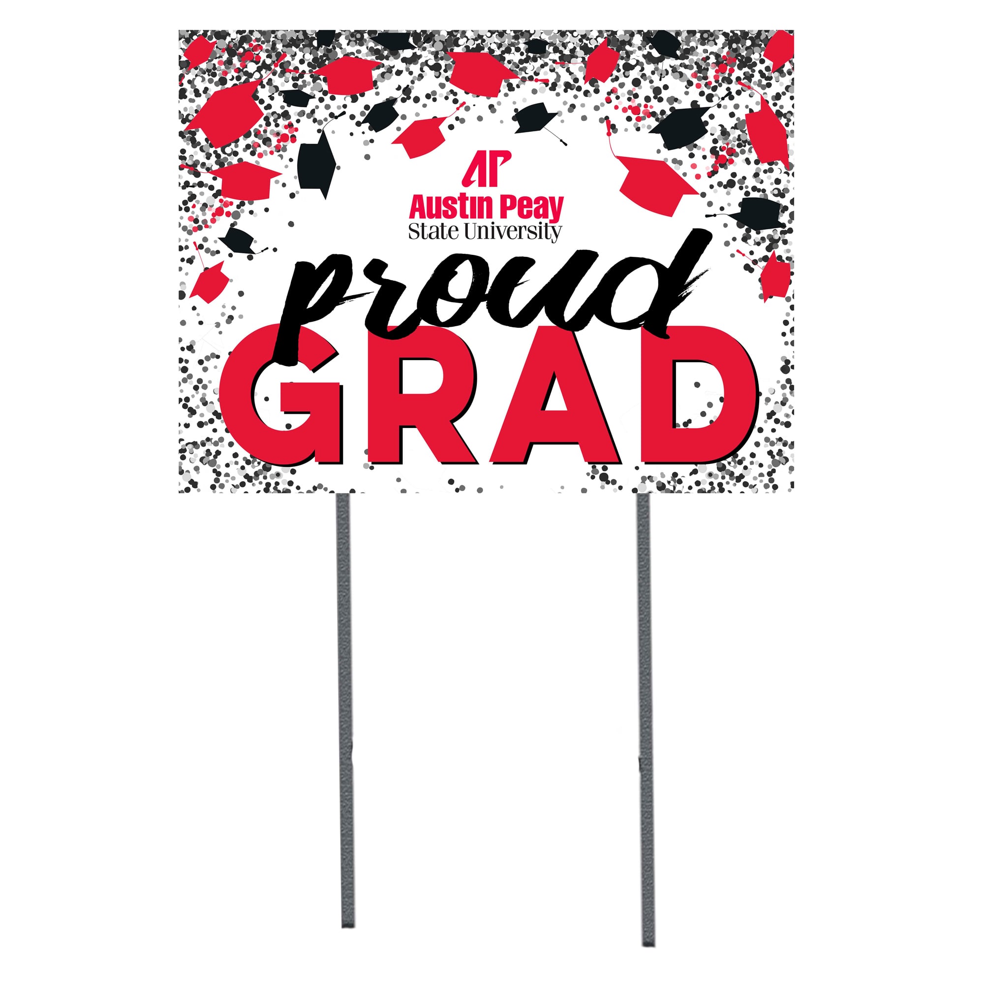 Austin Peay State Governors  18" x 24" Proud Grad Yard Sign
