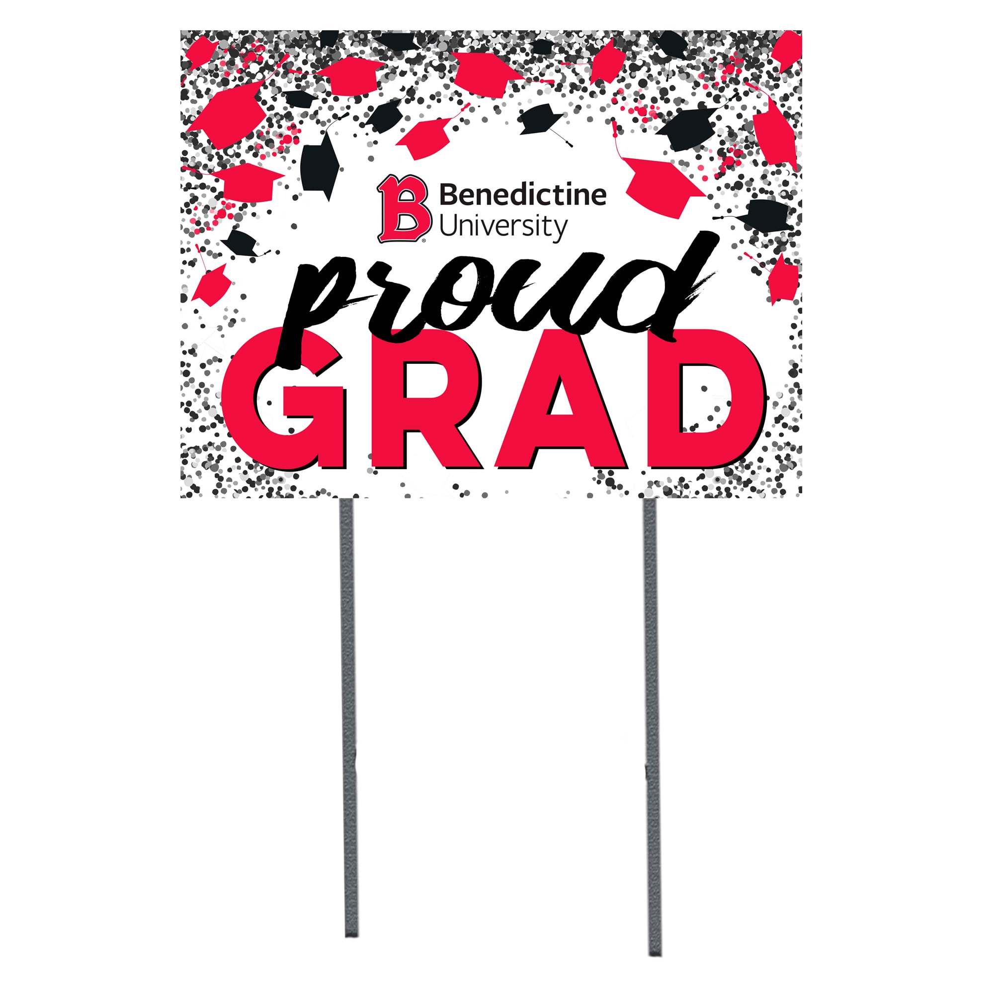 Benedictine Eagles  18" x 24" Proud Grad Yard Sign