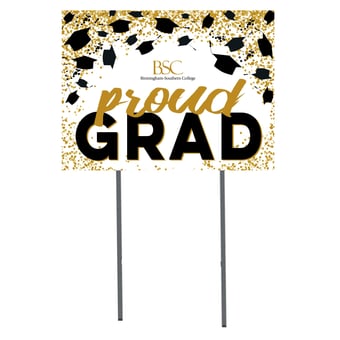 Birmingham-Southern Panthers  18" x 24" Proud Grad Yard Sign