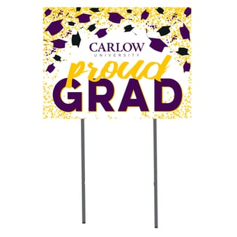 Carlow University Celtics  18" x 24" Proud Grad Yard Sign