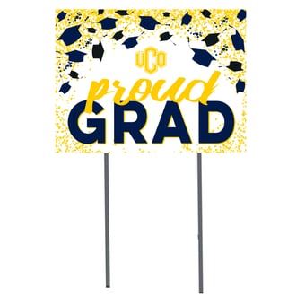 Central Oklahoma Bronchos  18" x 24" Proud Grad Yard Sign