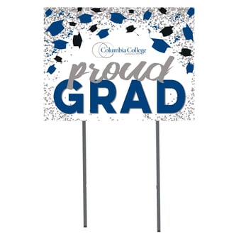 Columbia College of Missouri Cougars  18" x 24" Proud Grad Yard Sign