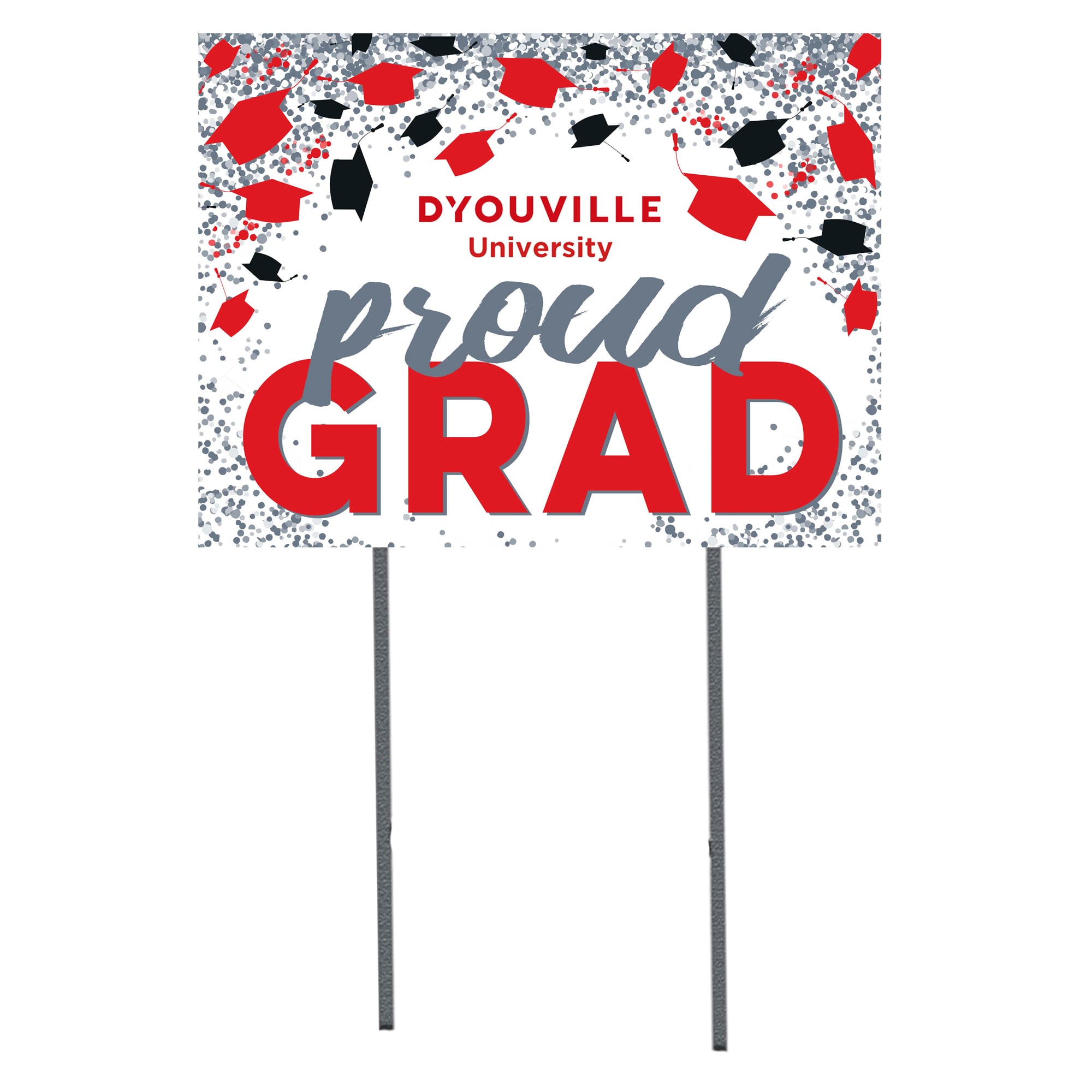 D'youville Saints  18" x 24" Proud Grad Yard Sign