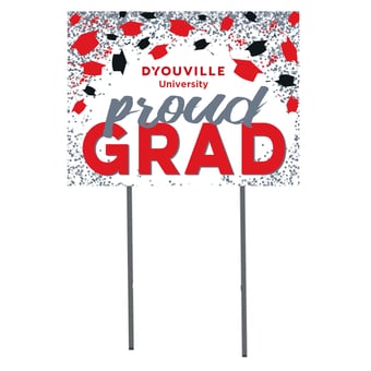 D'youville Saints  18" x 24" Proud Grad Yard Sign