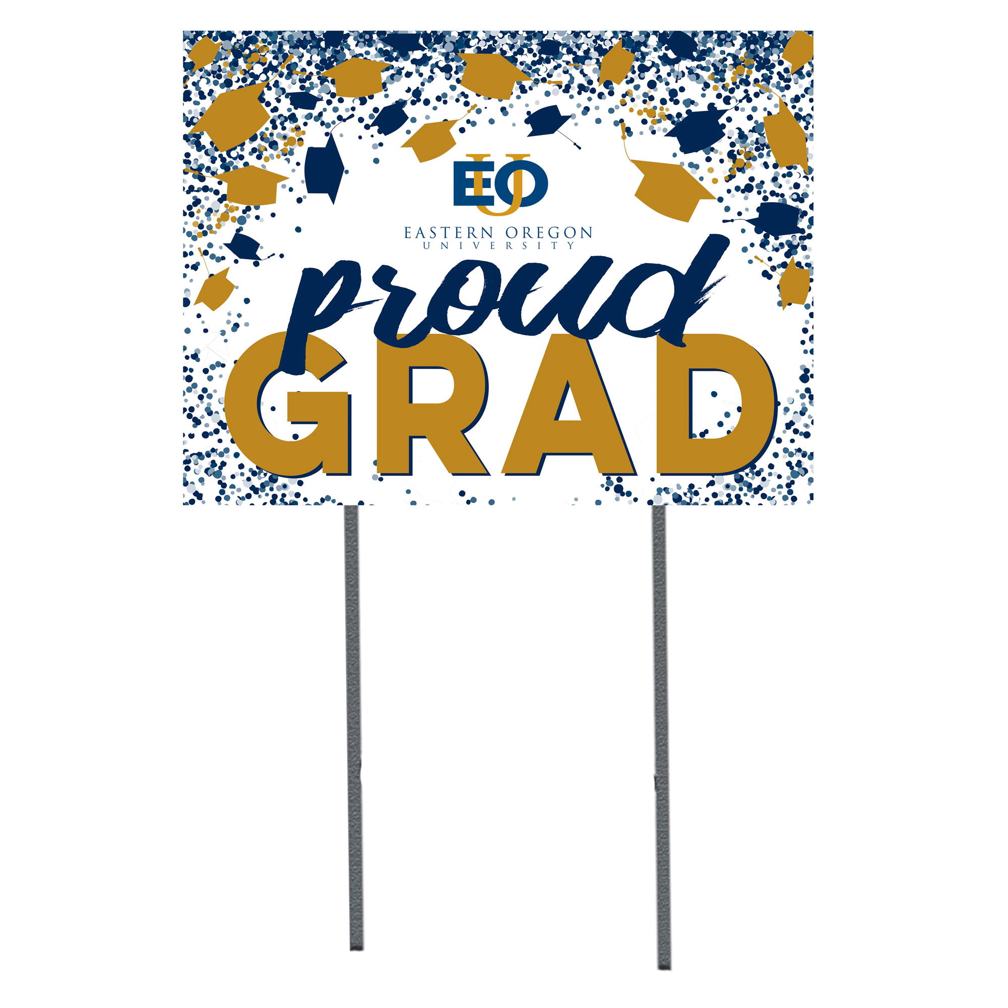 Eastern Oregon Mountaineers  18" x 24" Proud Grad Yard Sign