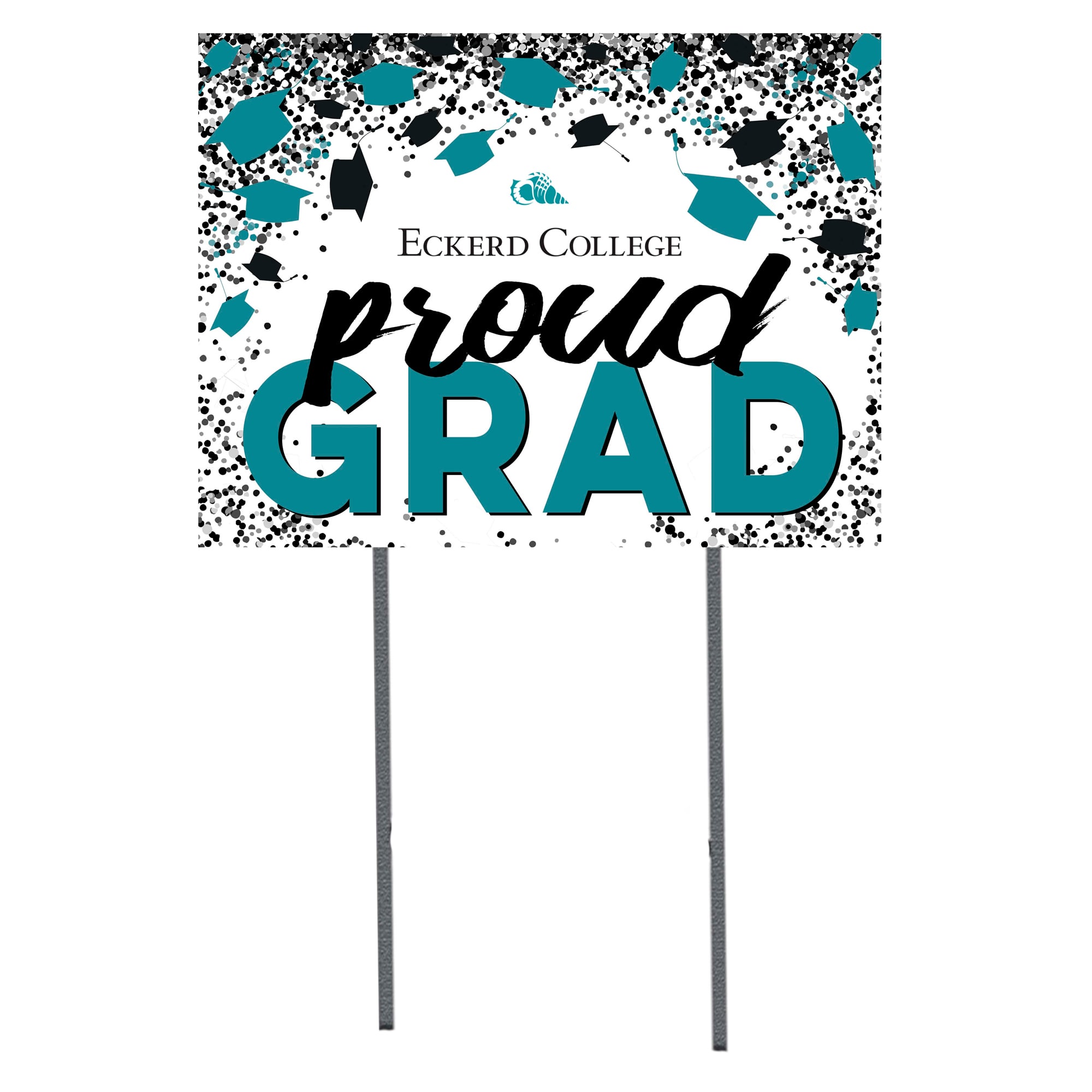 Eckerd Tritons  18" x 24" Proud Grad Yard Sign