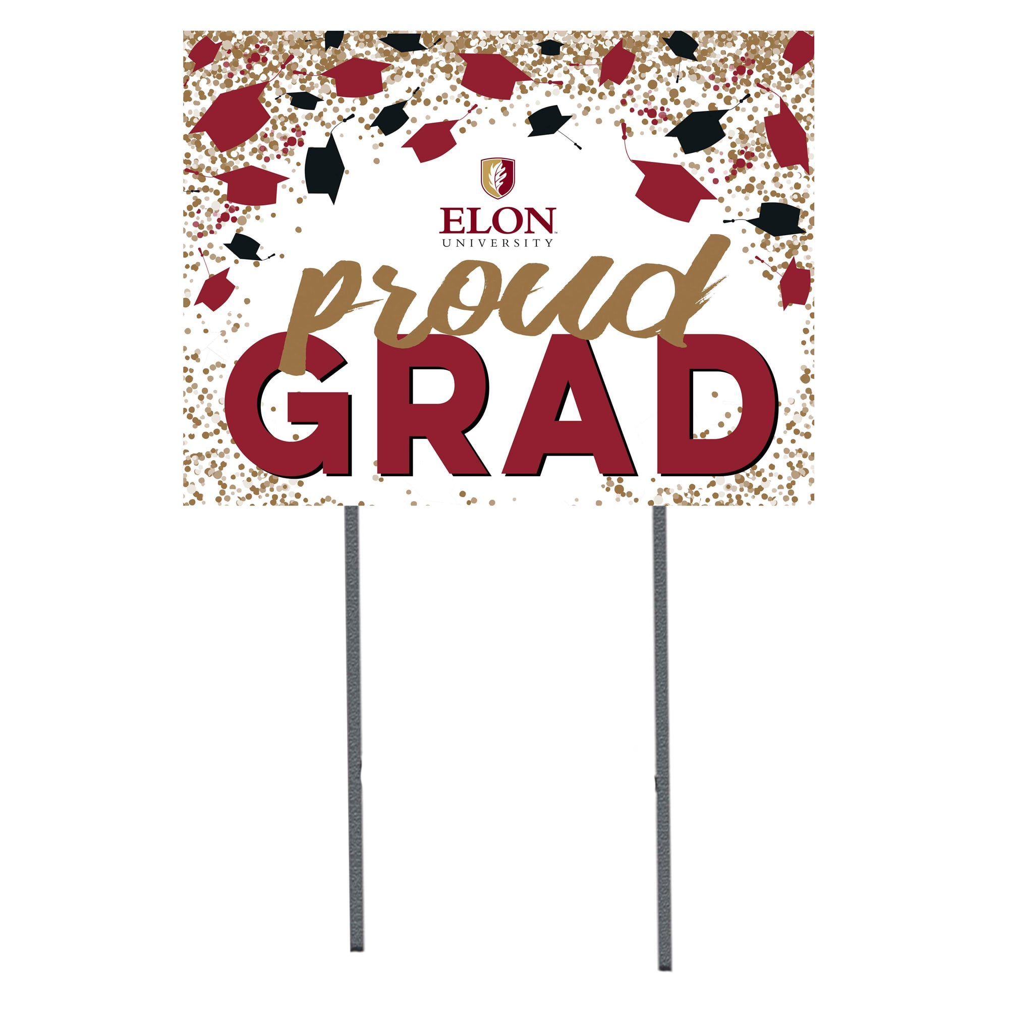 Elon Phoenix  18" x 24" Proud Grad Yard Sign