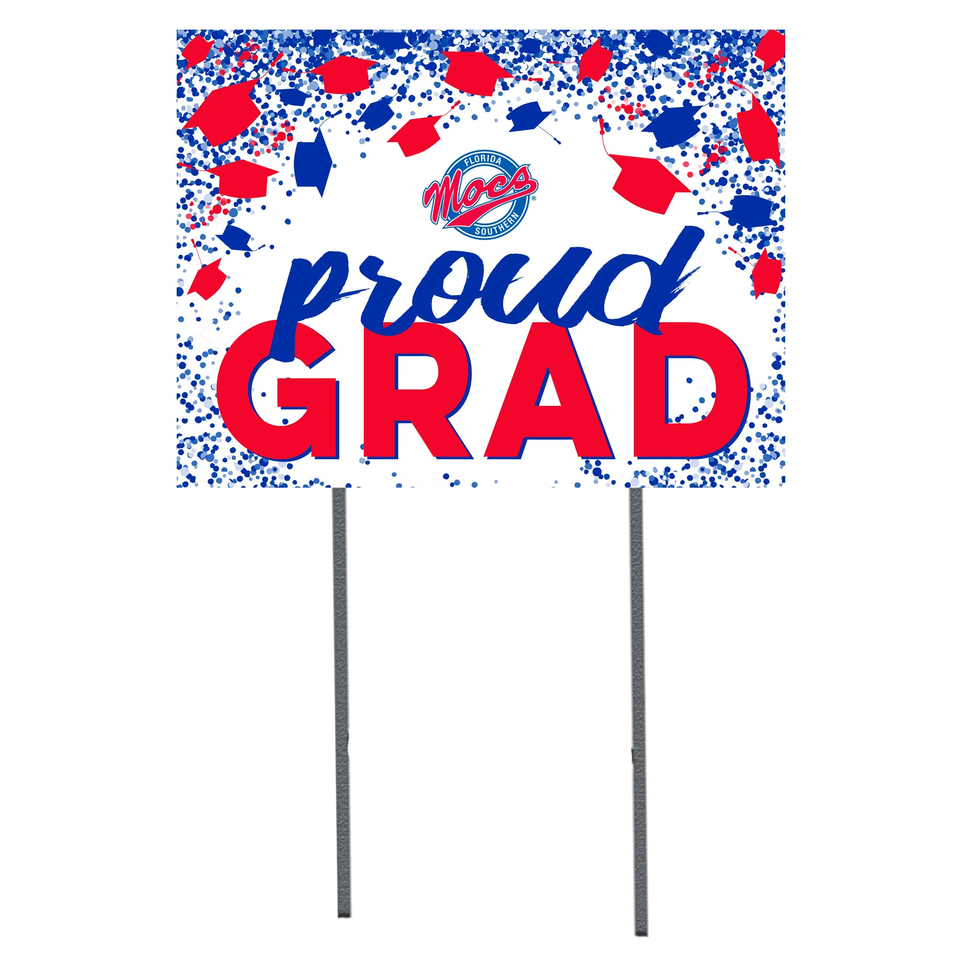 Florida Southern Mocs  18" x 24" Proud Grad Yard Sign