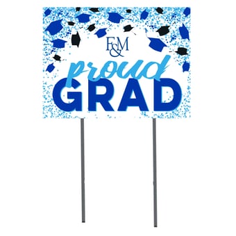 Franklin & Marshall Diplomats  18" x 24" Proud Grad Yard Sign