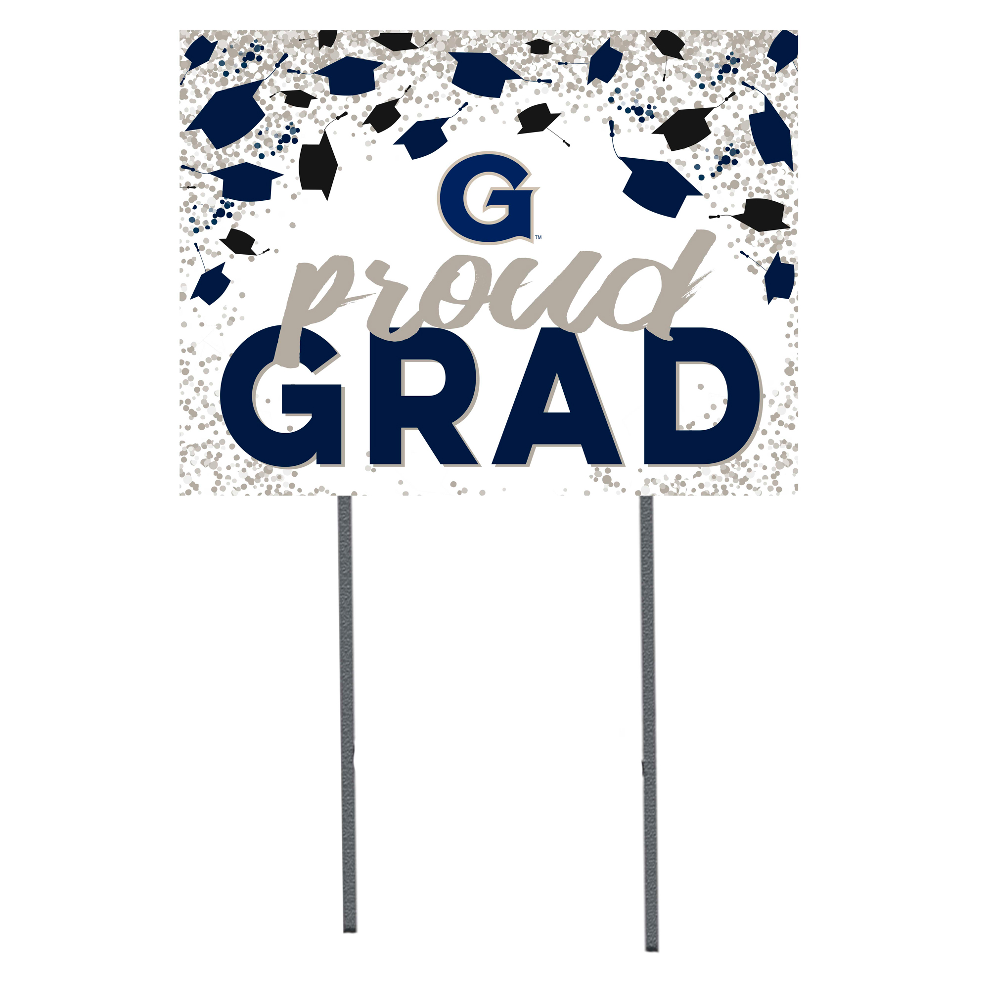 Georgetown Hoyas  18" x 24" Proud Grad Yard Sign