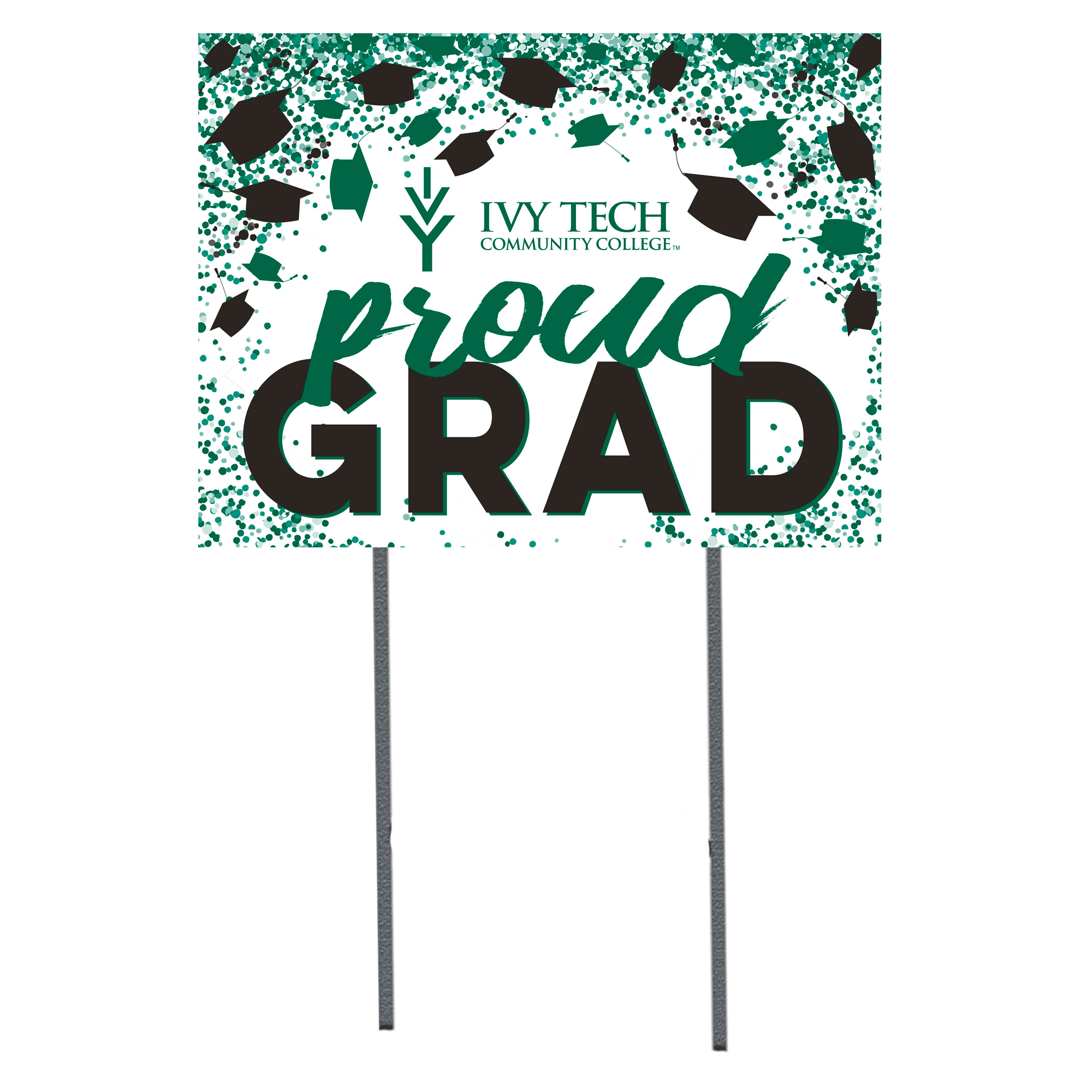Ivy Tech Community College  18" x 24" Proud Grad Yard Sign