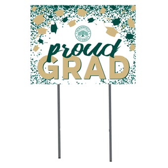 JU Dolphins  18" x 24" Proud Grad Yard Sign