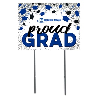 Kaskaskia College Blue Devils Class of 2023 18" x 24" Yard Sign