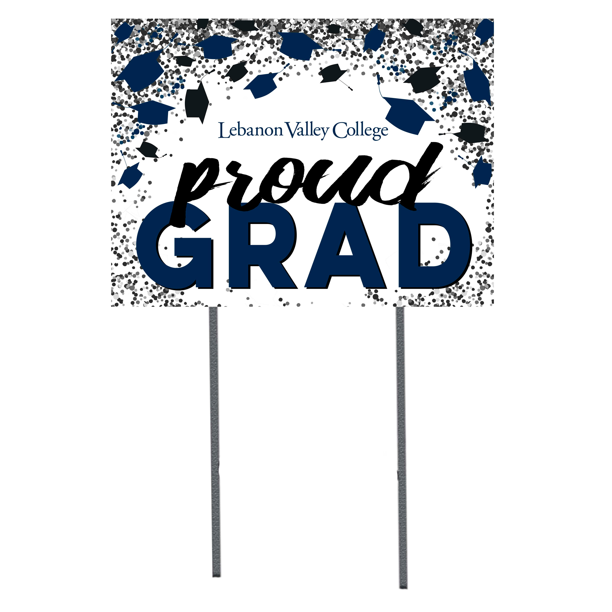 Lebanon Valley College  18" x 24" Proud Grad Yard Sign