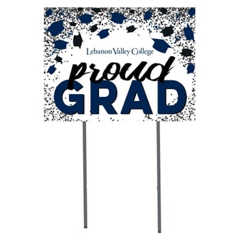 Lebanon Valley College  18" x 24" Proud Grad Yard Sign