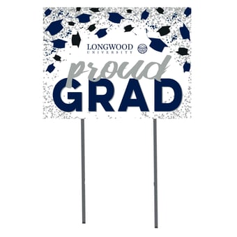 Longwood Lancers  18" x 24" Proud Grad Yard Sign