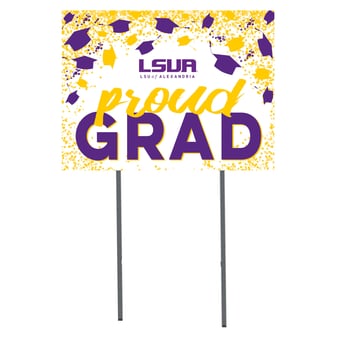 LSUA Generals  18" x 24" Proud Grad Yard Sign