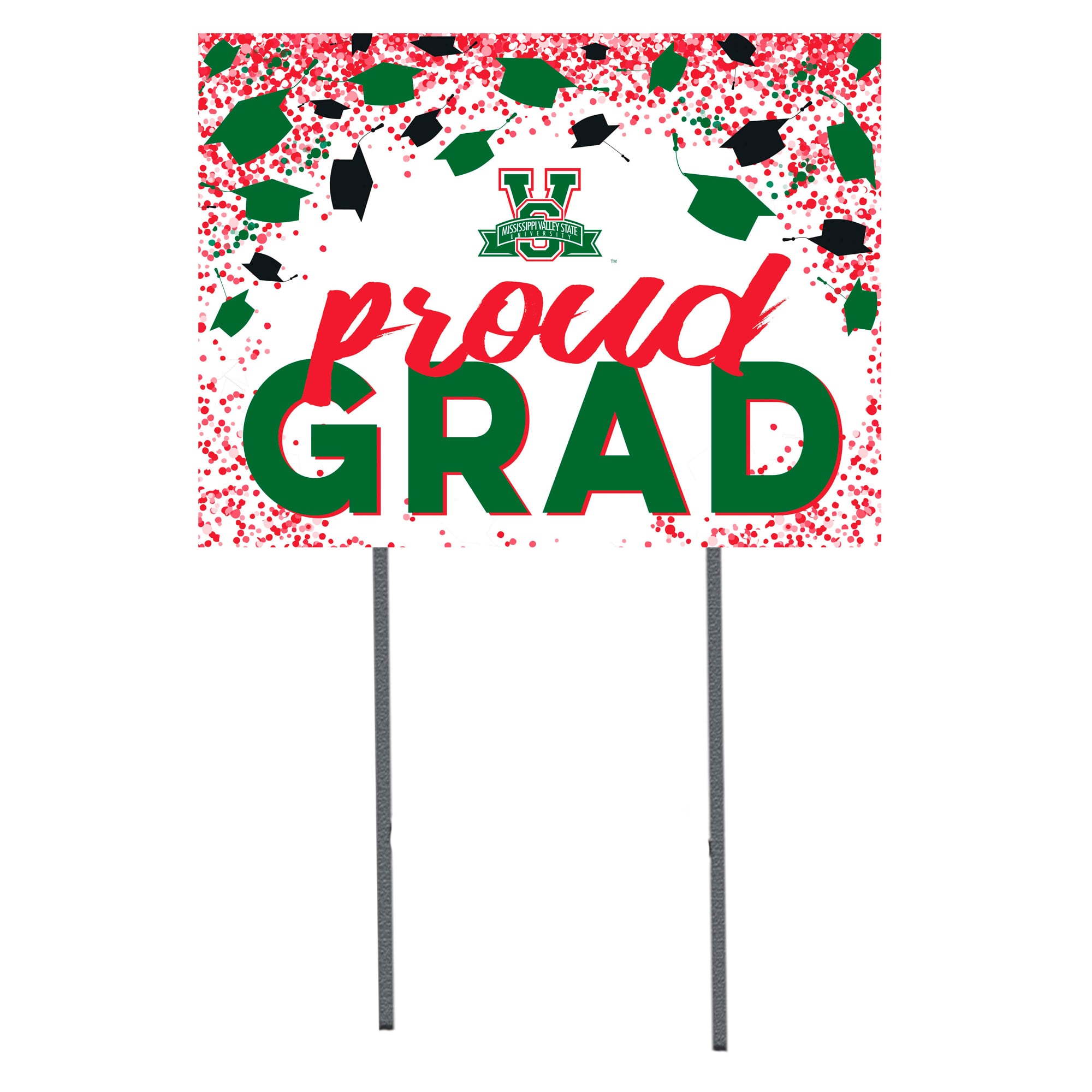 Miss Valley St Univ Delta Devils Class of 2023 18" x 24" Yard Sign