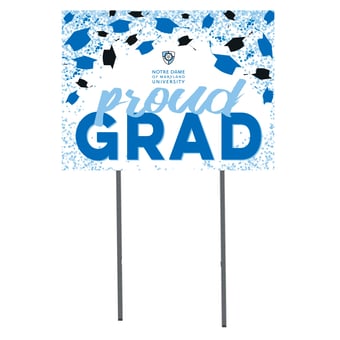 Notre Dame of Maryland Gators  18" x 24" Proud Grad Yard Sign