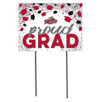 Rider Broncs  18" x 24" Proud Grad Yard Sign