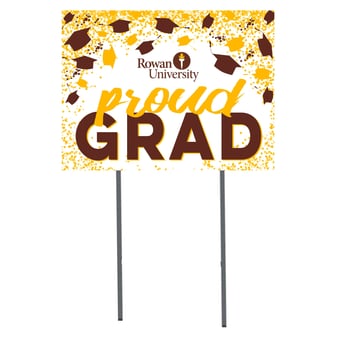 Rowan Profs  18" x 24" Proud Grad Yard Sign