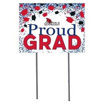 Saginaw Valley State Cardinals  18" x 24" Proud Grad Yard Sign