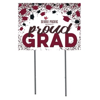 Seattle Pacific Falcons  18" x 24" Proud Grad Yard Sign