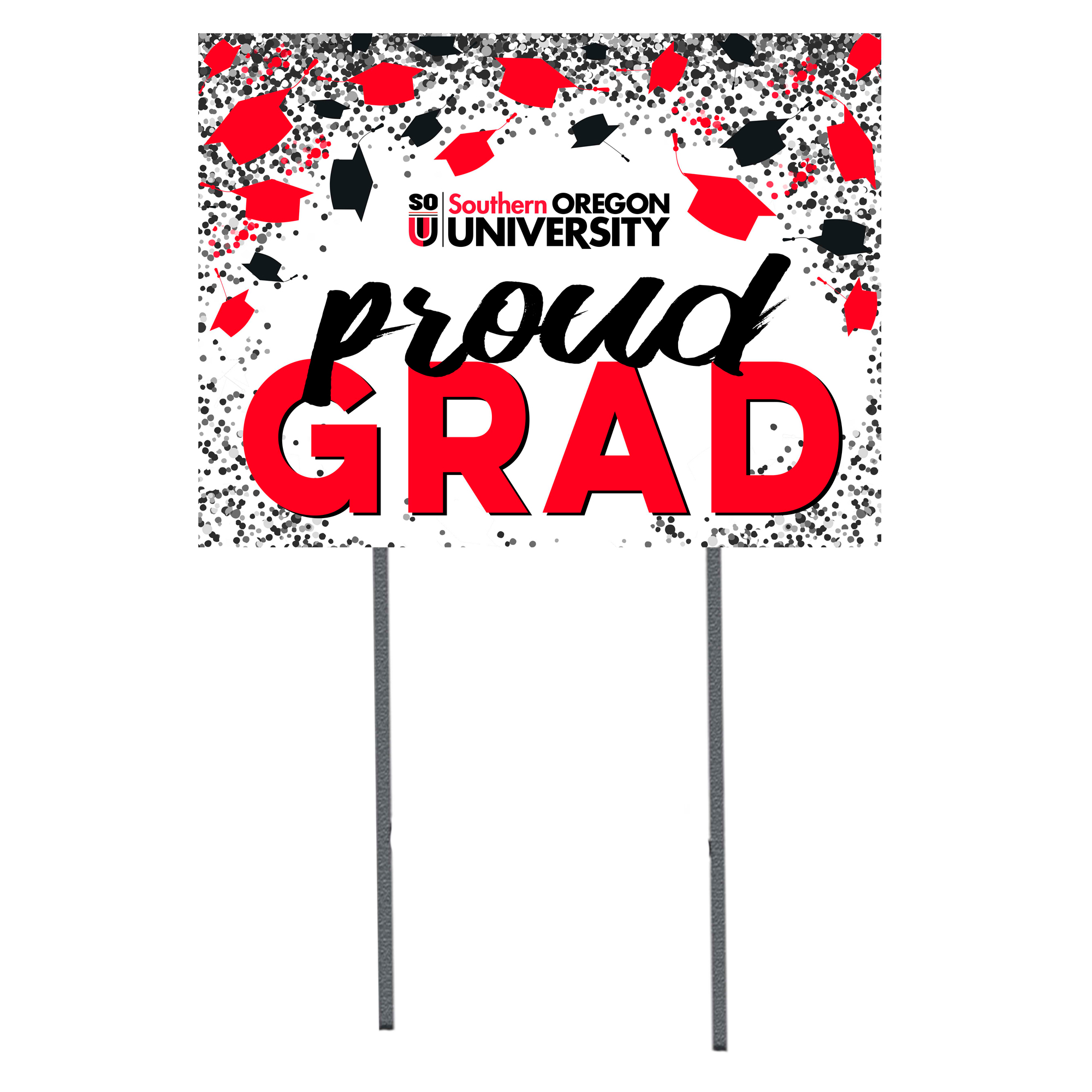Southern Oregon Raiders  18" x 24" Proud Grad Yard Sign
