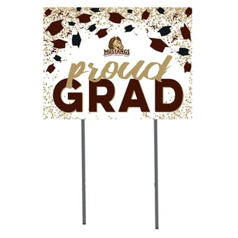 Southwest Minnesota State Mustangs  18" x 24" Proud Grad Yard Sign