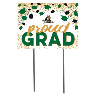 Wright State Raiders  18" x 24" Proud Grad Yard Sign