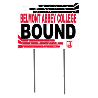 Belmont Abbey Crusaders 18'' x 24'' Bound Yard Sign