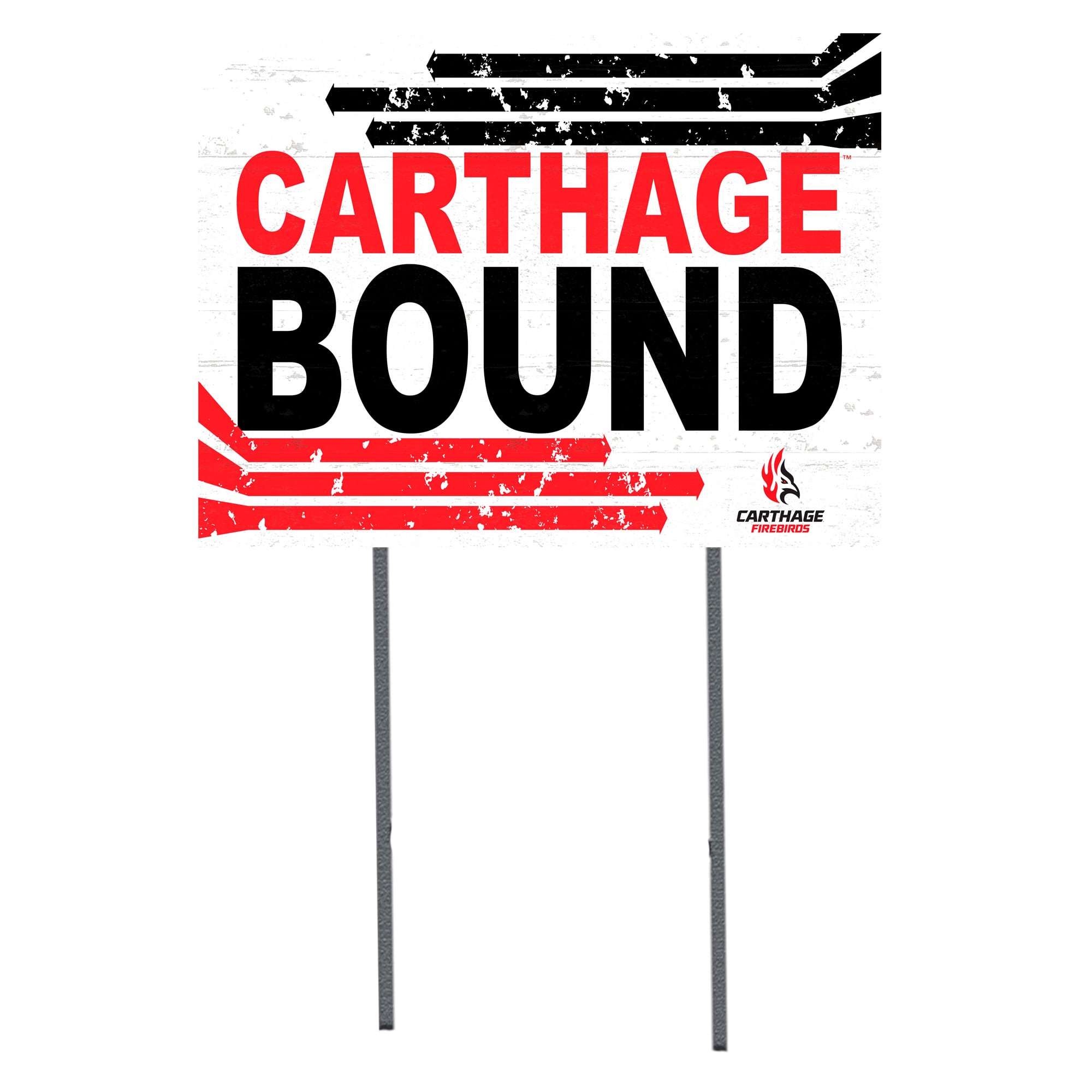Carthage Firebirds 18'' x 24'' Bound Yard Sign