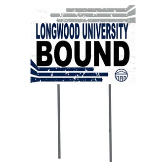 White Longwood Lancers 18" x 24" Bound Yard Sign