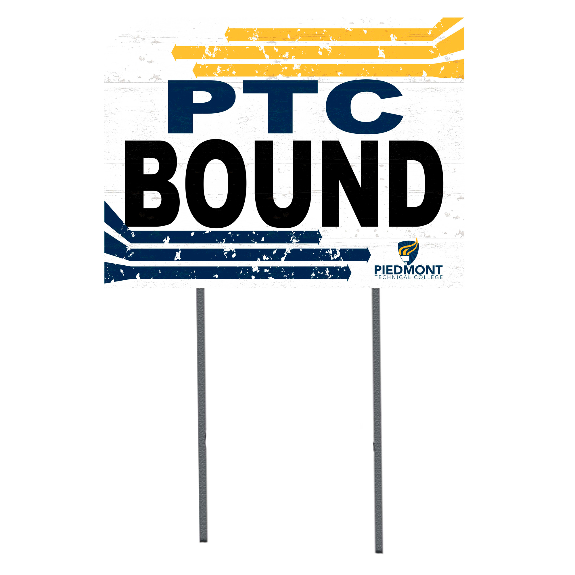 White Piedmont Technical College 18" x 24" Bound Yard Sign